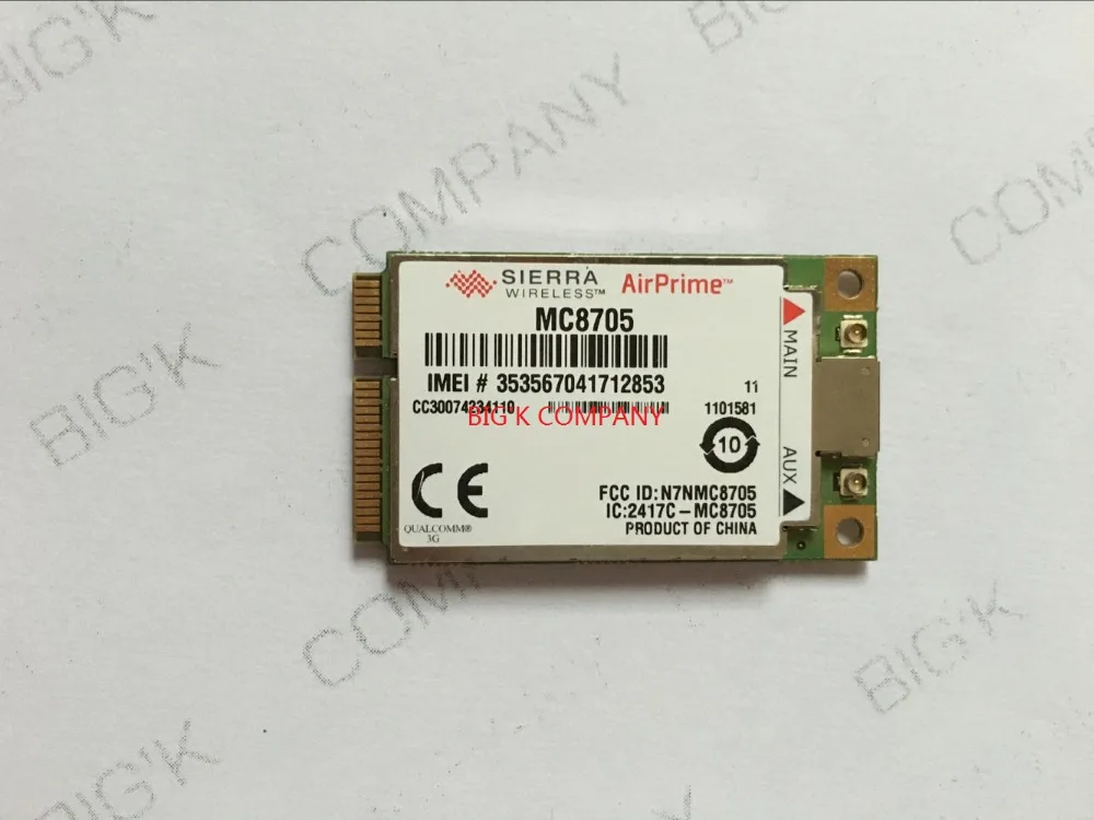 Разблокированная карта JINYUSHI для WWAN MC8705 Mini PCI-E HSUPA HSDPA HSPA + модуль с поддержкой GPS 100% оригинал в наличии БЕСПЛАТНАЯ ДОСТАВКА
Разблокированная карта JINYUSHI для WWAN MC8705 Mini PCI-E HSUPA HSDPA HSPA + модуль с поддержкой GPS 100% оригинал в наличии БЕСПЛАТНАЯ ДОСТАВКА