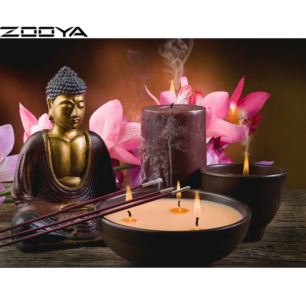 ZOOYA Diamond Embroidery Cross-Stitch Buddha Flower Candle Fragrant 5d DIY Diamond Painting Embroidered With Rhinestones R689
ZOOYA Diamond Embroidery Cross-Stitch Buddha Flower Candle Fragrant 5d DIY Diamond Painting Embroidered With Rhinestones R689