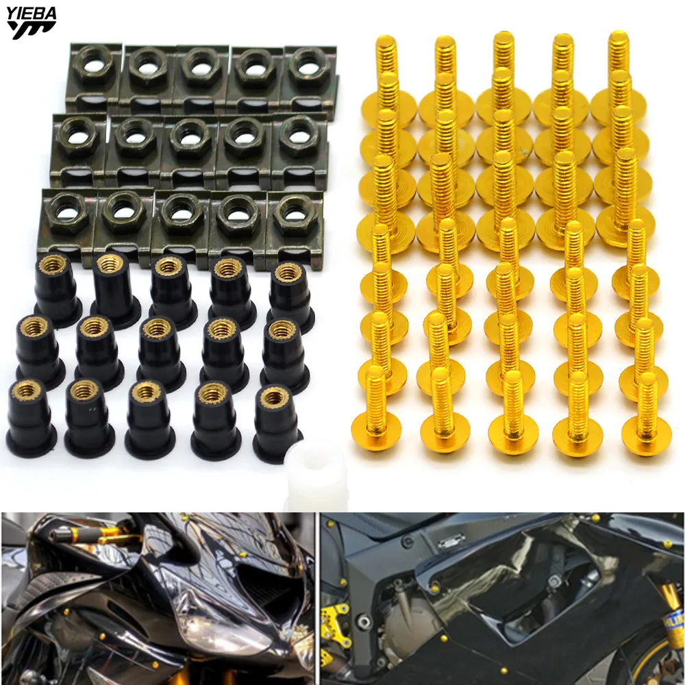 Motorcycle Screws Windshields Fairing Bolts and Windscreen Bolt for SUZUKI HAYABUSA/GSXR1300 SV1000/S TL1000R TL 1000 R Z900
Motorcycle Screws Windshields Fairing Bolts and Windscreen Bolt for SUZUKI HAYABUSA/GSXR1300 SV1000/S TL1000R TL 1000 R Z900