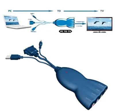 3000 PC to TV Converter,VGA-AV/S-Video/Audio,video converter,converts VGA to composite RCA S-video TV display signal adapter
3000 PC to TV Converter,VGA-AV/S-Video/Audio,video converter,converts VGA to composite RCA S-video TV display signal adapter