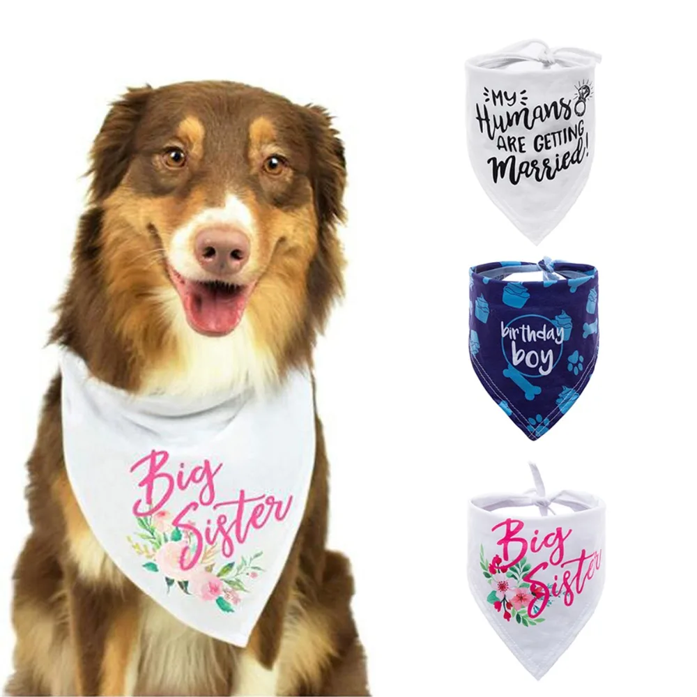 6 colors Dog Bandana Bibs Head Scarf Doggie Neckerchief Pet Cat Puppies Accessories Birthday Party Cute Lovely Gog Accessories
6 colors Dog Bandana Bibs Head Scarf Doggie Neckerchief Pet Cat Puppies Accessories Birthday Party Cute Lovely Gog Accessories