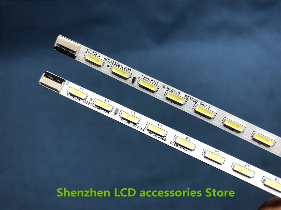 4 шт./лот для Konka LED5555580AF LED555F5570NF 55G5000 KPL 550B1LED2 1 шт. = 56LED 613 мм 100% новый|Запчасти