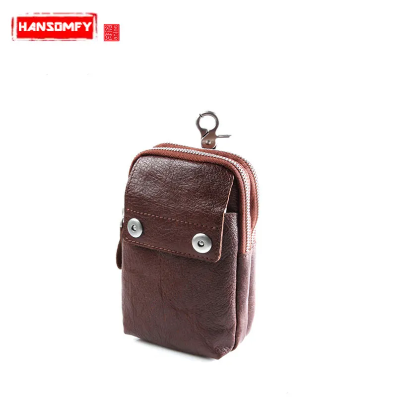 Genuine Leather Men Bags Cowhide Fashion Retro Europe and The United States Men's Pockets Leather Waist Packs Cow Leather
Genuine Leather Men Bags Cowhide Fashion Retro Europe and The United States Men's Pockets Leather Waist Packs Cow Leather