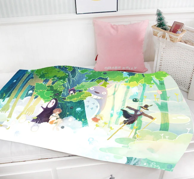 Mother's Day Gift Ghibli Anime Characters 95 x 55 CM Mini Single-layer Baby Blanket #40376
Mother's Day Gift Ghibli Anime Characters 95 x 55 CM Mini Single-layer Baby Blanket #40376