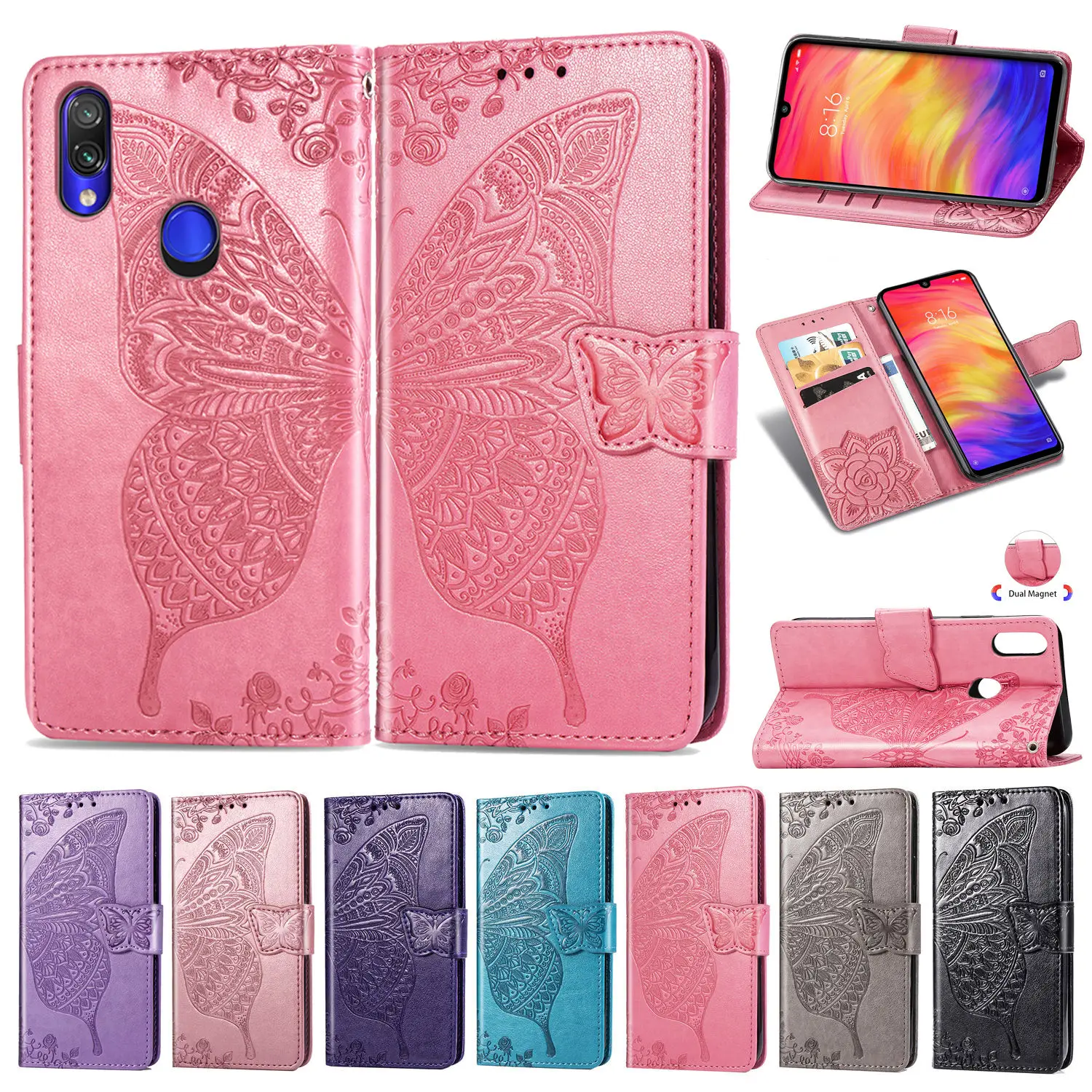 PU Leather Case Capa For Xiaomi Redmi Note 7 Case 3D Fower Wallet Flip Cover For Coque Xiaomi Redmi Note 7 Note7 Case Fundas
PU Leather Case Capa For Xiaomi Redmi Note 7 Case 3D Fower Wallet Flip Cover For Coque Xiaomi Redmi Note 7 Note7 Case Fundas