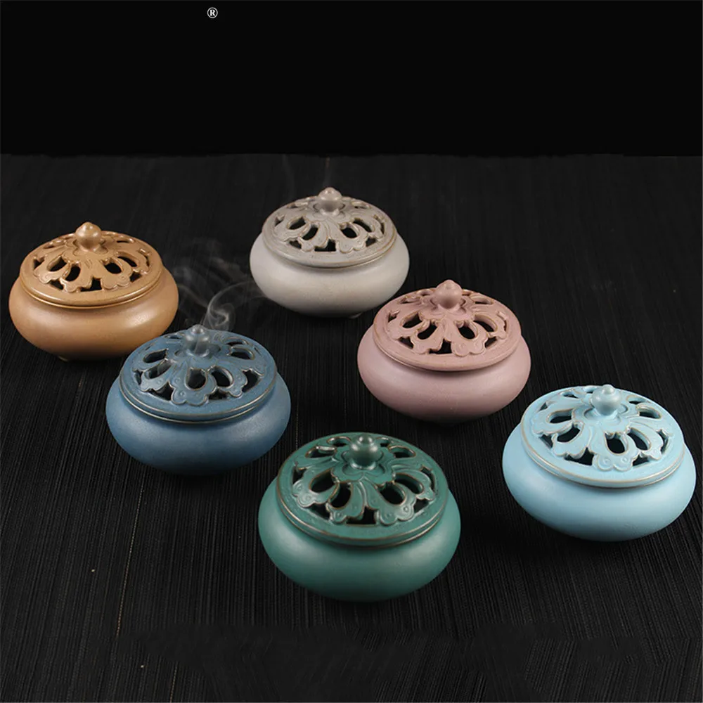 Colorful Coil Incense Burner Ceramic Stick Incense Holder Aromatherapy Censer for Home Buddhist Temple Incense Base Zen Z261
Colorful Coil Incense Burner Ceramic Stick Incense Holder Aromatherapy Censer for Home Buddhist Temple Incense Base Zen Z261