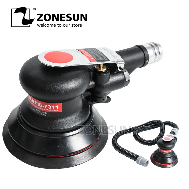 ZONESUN YT 7311 мини воздушная шлифовальная машинка для полировки дерева металла