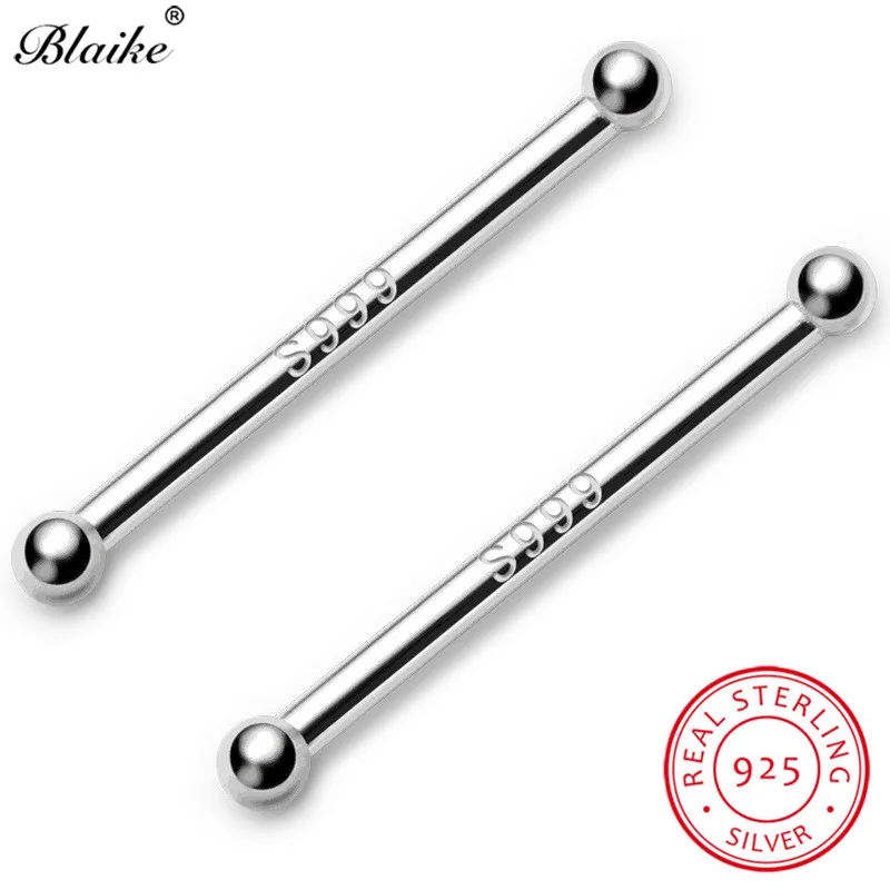 Blaike s999 Silver Bar Earrings For Women Men Invisible Silver Needle Ear Stick Stacking Small Thin Stud Earrings Fine Jewelry
Blaike s999 Silver Bar Earrings For Women Men Invisible Silver Needle Ear Stick Stacking Small Thin Stud Earrings Fine Jewelry