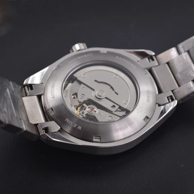 Solid 41mm Corgeut men's watch luminous sapphire glass 5ATM brushed bracelet Automatic movement watch men
Solid 41mm Corgeut men's watch luminous sapphire glass 5ATM brushed bracelet Automatic movement watch men