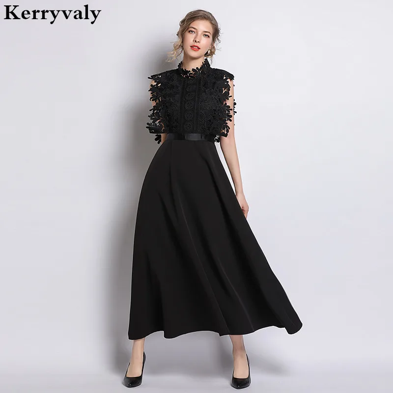 New Sleeveless Water-soluble Black Lace Maxi Dress Vestidos Mujer Verano 2022 Spring Long Party Dress Moda Feminina K3533
New Sleeveless Water-soluble Black Lace Maxi Dress Vestidos Mujer Verano 2022 Spring Long Party Dress Moda Feminina K3533