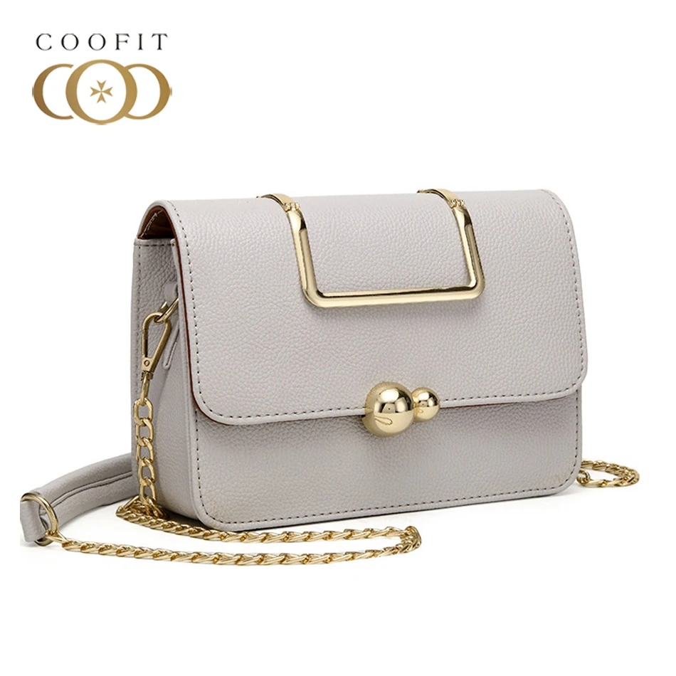 Сумка Coofit для девочек миниатюрная металлическая сумочка с клапаном модная