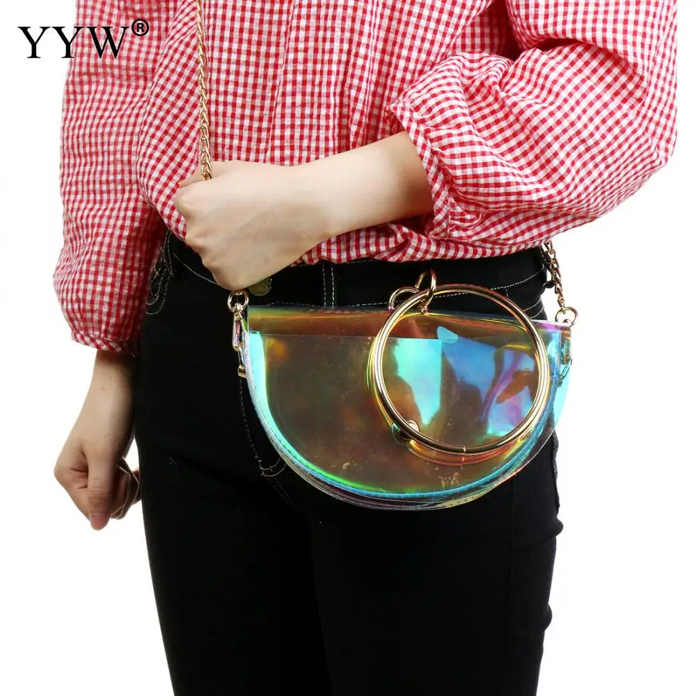 YYW Fashion Women Transparent Shoulder Bag New Women Chain Hot Style Female Crossbody Bags Pvc Laser Messenger Bag Bolsos Mujer 
YYW Fashion Women Transparent Shoulder Bag New Women Chain Hot Style Female Crossbody Bags Pvc Laser Messenger Bag Bolsos Mujer