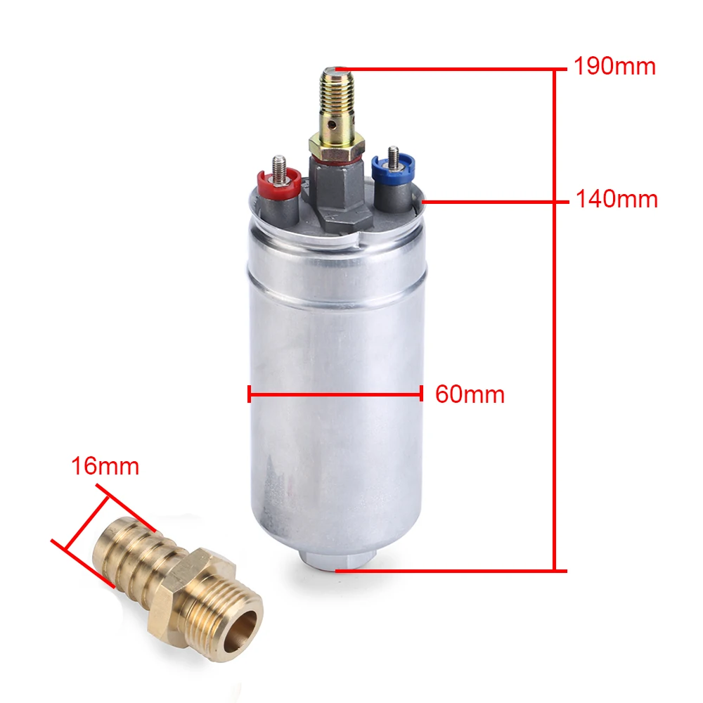 R-EP Universal Replacement 12V Fuel Pump 0580254044 External High Pressure Electric Fits for BMW AUDI BENZ
R-EP Universal Replacement 12V Fuel Pump 0580254044 External High Pressure Electric Fits for BMW AUDI BENZ