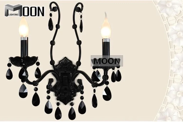 Luxurious Crystal Wall Light Fixture Vintage Black Crystal Sconces Lustre Lamp for Living room Foyer Black Crystal Bracket Light
Luxurious Crystal Wall Light Fixture Vintage Black Crystal Sconces Lustre Lamp for Living room Foyer Black Crystal Bracket Light