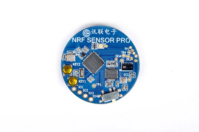 Bluetooth 4.0 Temperature Pressure Sensor Acceleration Sensor Gyroscope Environment light BMP280 nRF51822 Bluetooth 4.0BLE SOC
Bluetooth 4.0 Temperature Pressure Sensor Acceleration Sensor Gyroscope Environment light BMP280 nRF51822 Bluetooth 4.0BLE SOC