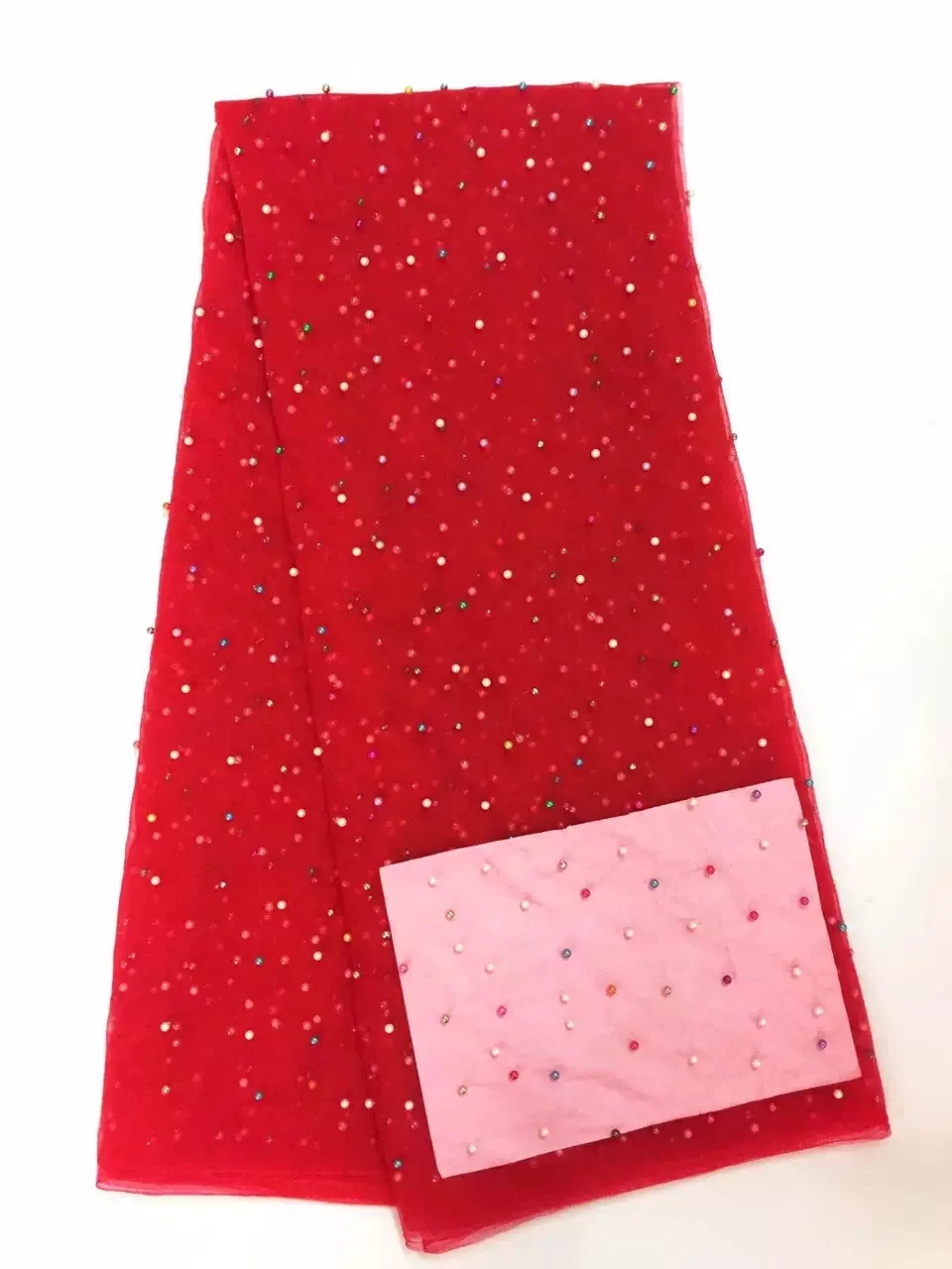 Red Beaded Lace Fabric 2017 Fashion African Lace Fabric Tulle With Stones African French Lace Fabric High Quality K-J5622
Red Beaded Lace Fabric 2017 Fashion African Lace Fabric Tulle With Stones African French Lace Fabric High Quality K-J5622