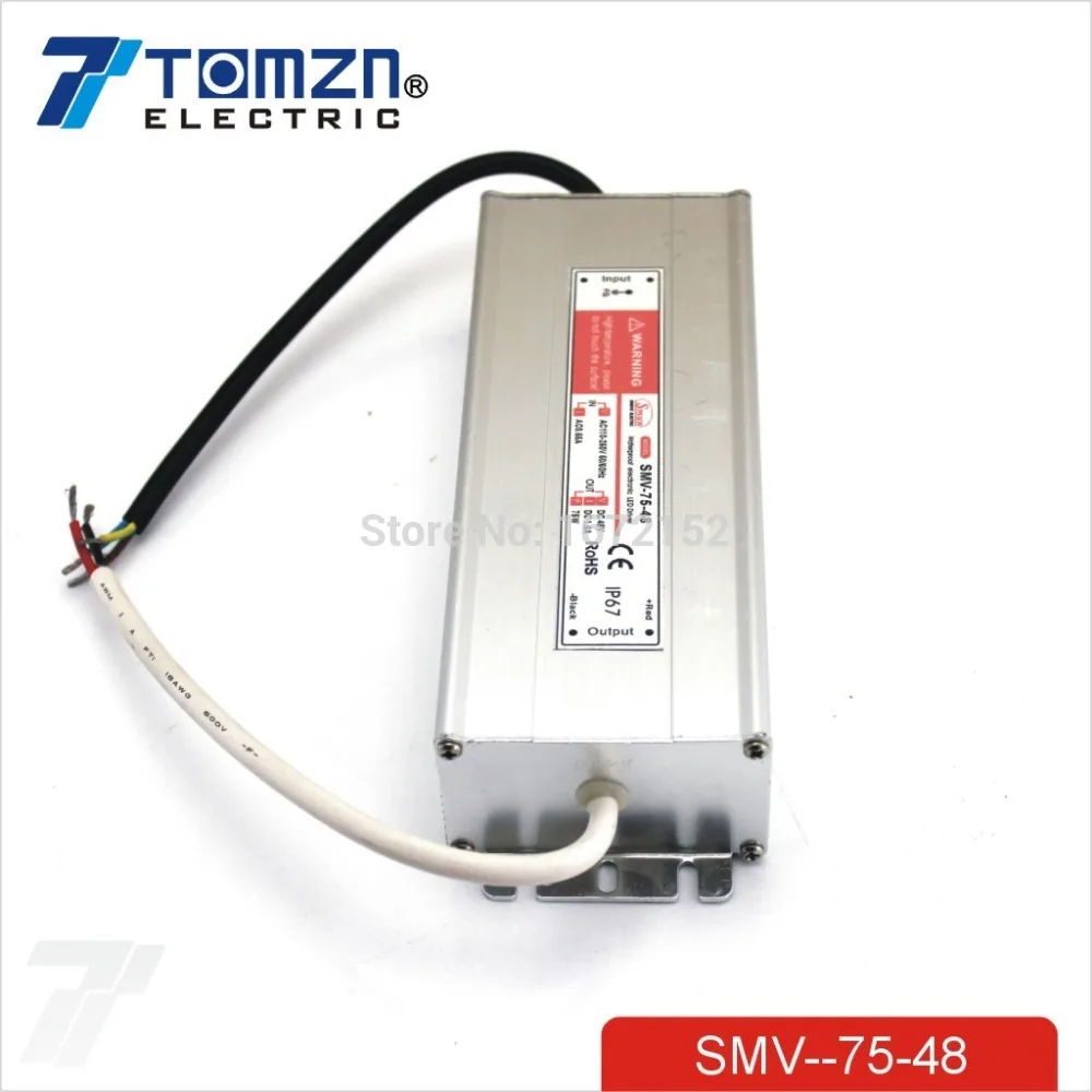 75W 48V 1.6A Waterproof outdoor Single Output Switching power supply SMPS AC TO DC
75W 48V 1.6A Waterproof outdoor Single Output Switching power supply SMPS AC TO DC