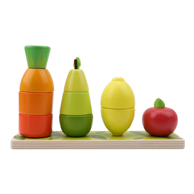 Wooden Educational Block Toy Fruit Shape Colorful Sorter Stacking Game Montessori Building Block Toy Gift For Baby Children
Wooden Educational Block Toy Fruit Shape Colorful Sorter Stacking Game Montessori Building Block Toy Gift For Baby Children
