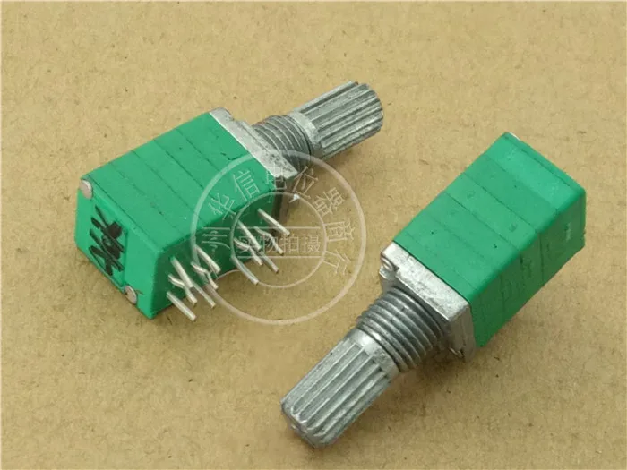 1pcs/lot Edifier RK097G quadruple sealed potentiometer A103 A10K handle length 15MM flowers|flower flower|flower handleh 1 |