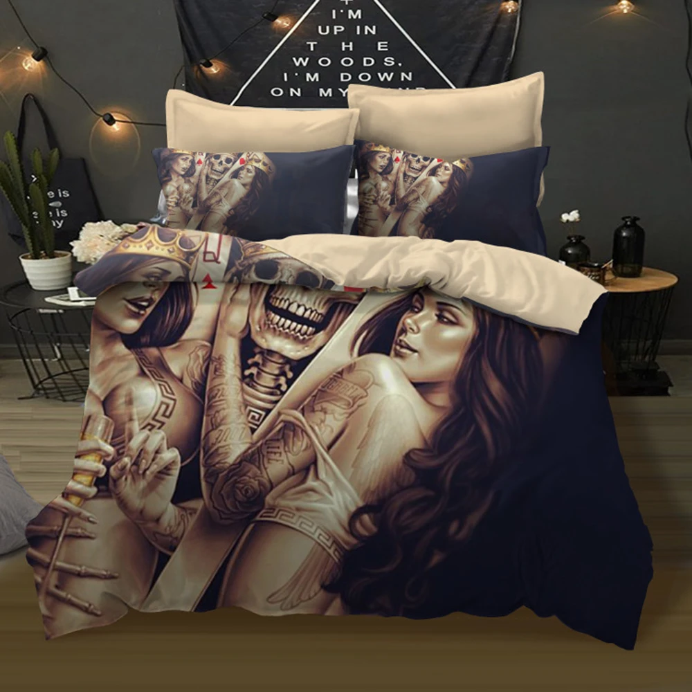 3D Design Digital Printing Skull Dropshipping Cartoon anime Duvet cover sets fashion Bedclothes kids adult
3D Design Digital Printing Skull Dropshipping Cartoon anime Duvet cover sets fashion Bedclothes kids adult