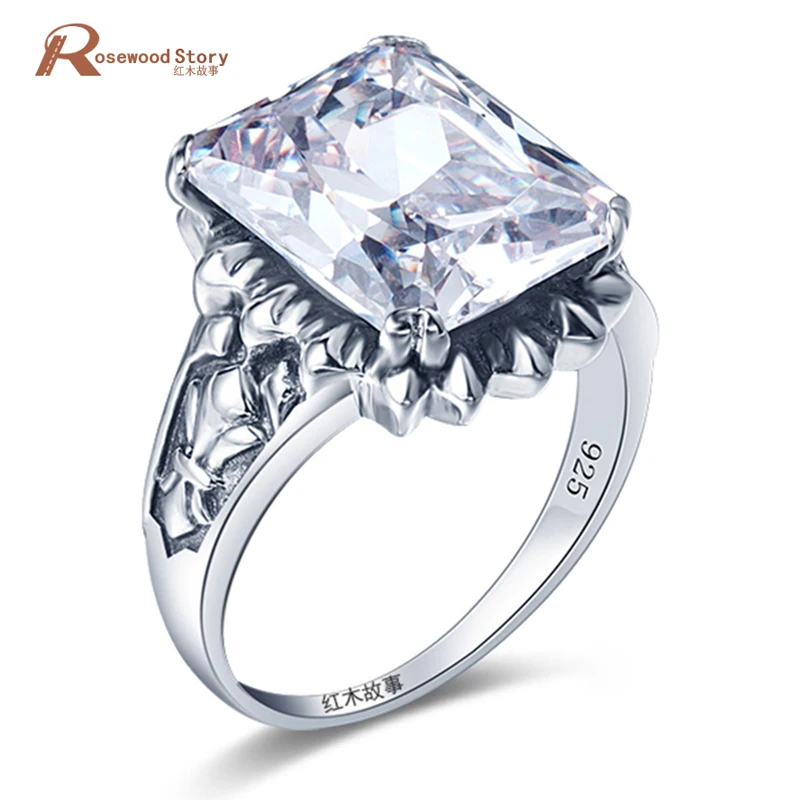 Female White Cubic Zirconia Geometric Cocktail Ring 925 Silver Promise Engagement Ring Women Crystal Vintage Jewelry Hiphop/Rock
Female White Cubic Zirconia Geometric Cocktail Ring 925 Silver Promise Engagement Ring Women Crystal Vintage Jewelry Hiphop/Rock