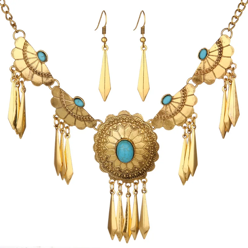 Exaggerated jewelry sets foreign trade Middle East necklace earrings set bridal jewelry earrings jewelry set female
Exaggerated jewelry sets foreign trade Middle East necklace earrings set bridal jewelry earrings jewelry set female