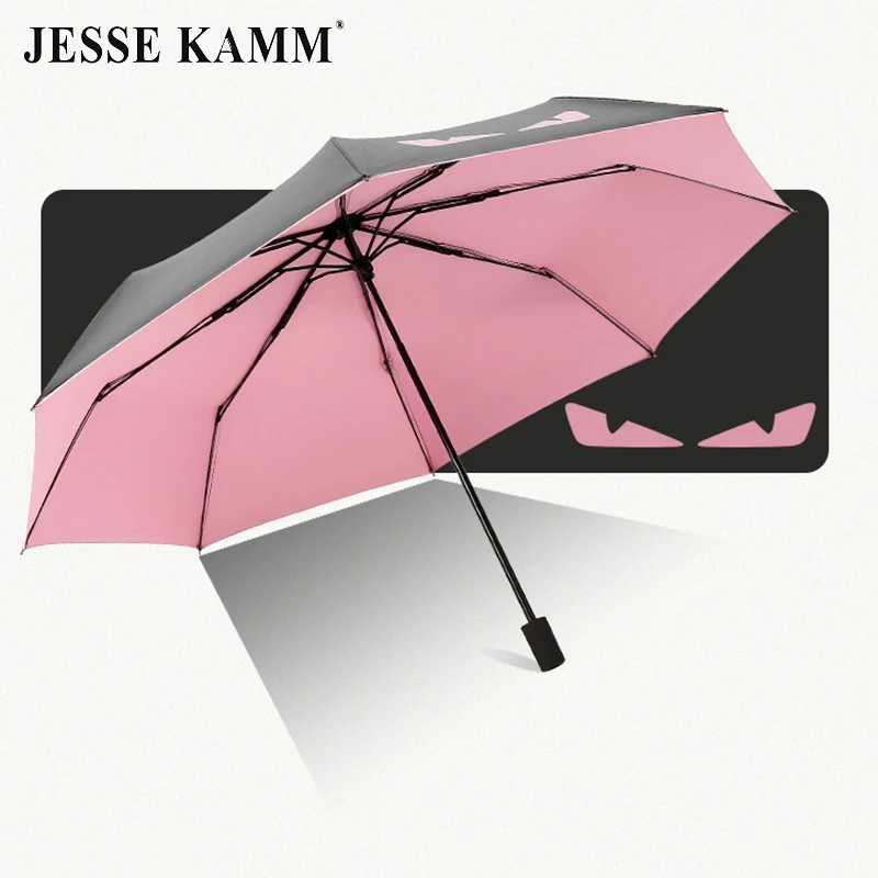 JESSE KAMM полностью автоматический трехслойный антиуф-Зонт качественный милый маленький чертенок с черным покрытием зонт для мужчин и женщин ...
JESSE KAMM полностью автоматический трехслойный антиуф-Зонт качественный милый маленький чертенок с черным покрытием зонт для мужчин и женщин ...