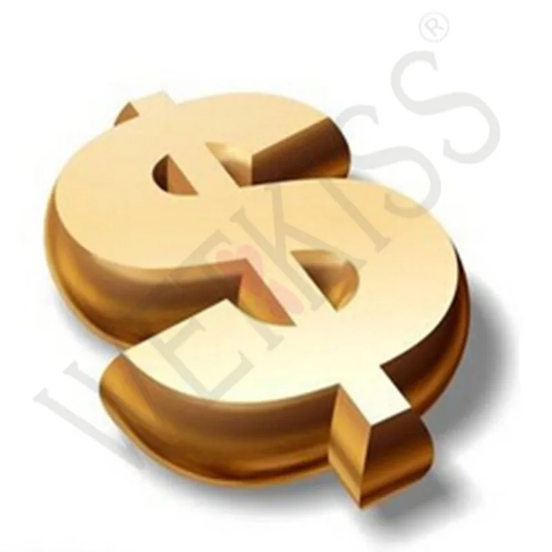 A Extra fee to pay or extra price to pay USD 1 / pieces,Only for Clients to Pay Order Price Difference or Extra Shipping Fee
A Extra fee to pay or extra price to pay USD 1 / pieces,Only for Clients to Pay Order Price Difference or Extra Shipping Fee