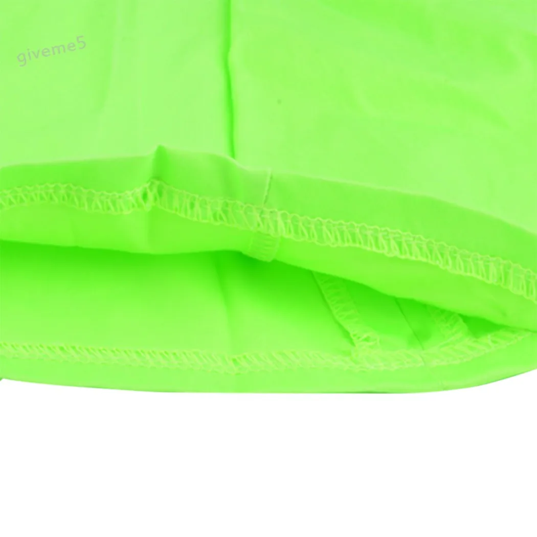New Arrival Women's Fluorescent Green Skater Pleated Mini Skirt Short Skirts Female 25 | Женская одежда