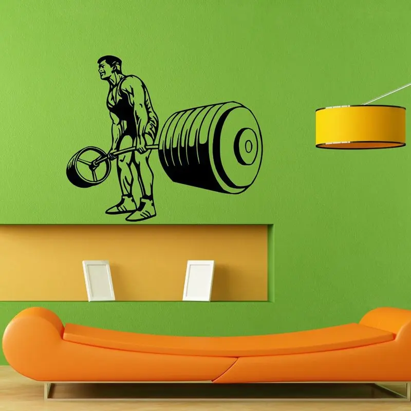 Gym Sticker Fitness Decal Body-building Posters Vinyl Wall Decals Pegatina Quadro Parede Decor Mural Gym Sticker
Gym Sticker Fitness Decal Body-building Posters Vinyl Wall Decals Pegatina Quadro Parede Decor Mural Gym Sticker