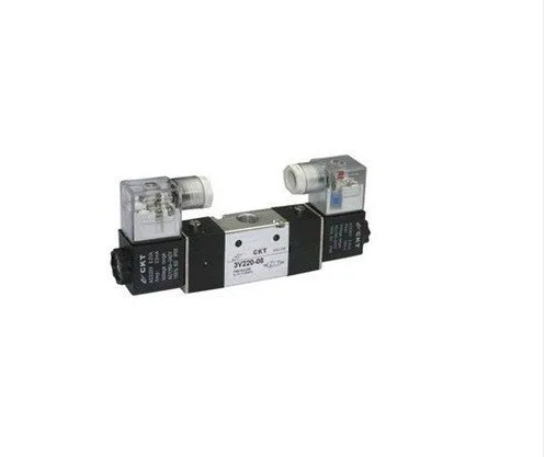 3V220-08 AC110V 3 порта 2 положения 1/4 "BSP двойной соленоидный пневматический клапан -