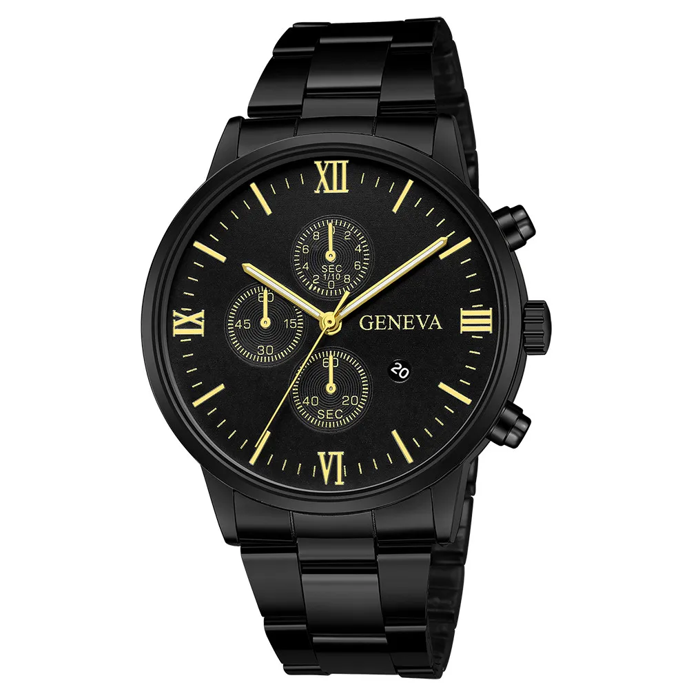 Luxury Geneva Quartz Wristwatch For Men Watch Clock Stainless Steel Watchband Business Stylish Fashion Watches Buckle Metal Band
Luxury Geneva Quartz Wristwatch For Men Watch Clock Stainless Steel Watchband Business Stylish Fashion Watches Buckle Metal Band