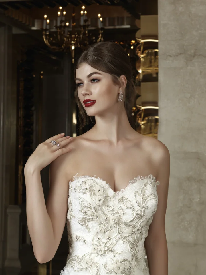 Mermaid wedding dresses 2016 VESTIDO DE NOIVA fashionable sweetheart beaded embroidery pleat robe de mariage Bride Dress HS908
Mermaid wedding dresses 2016 VESTIDO DE NOIVA fashionable sweetheart beaded embroidery pleat robe de mariage Bride Dress HS908