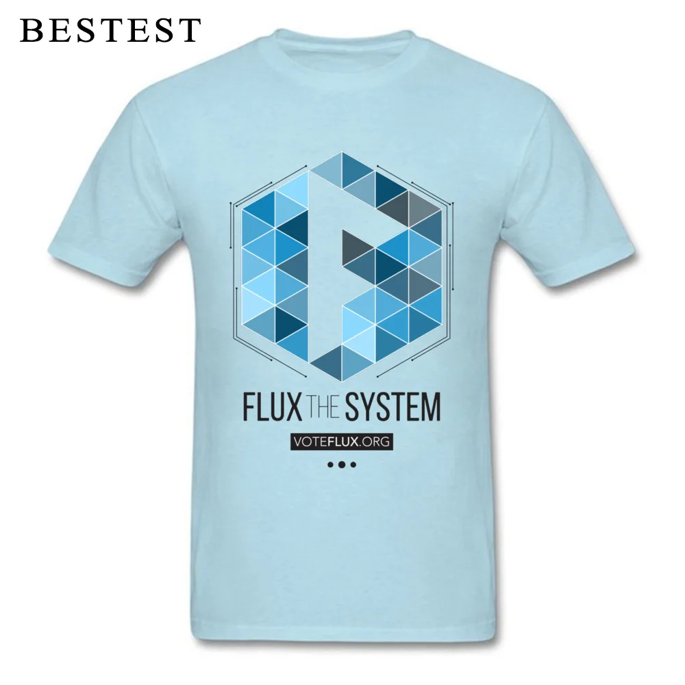 Футболка Flux the System Geek Мужская программатор топы IT Lover светильник голубые футболки