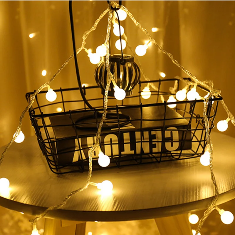 10/20/30 LEDs Ball String Light Fairy Lights AA Battery Operated Fairy Lights For Christmas Tree Valentine Wedding Party Decor
10/20/30 LEDs Ball String Light Fairy Lights AA Battery Operated Fairy Lights For Christmas Tree Valentine Wedding Party Decor