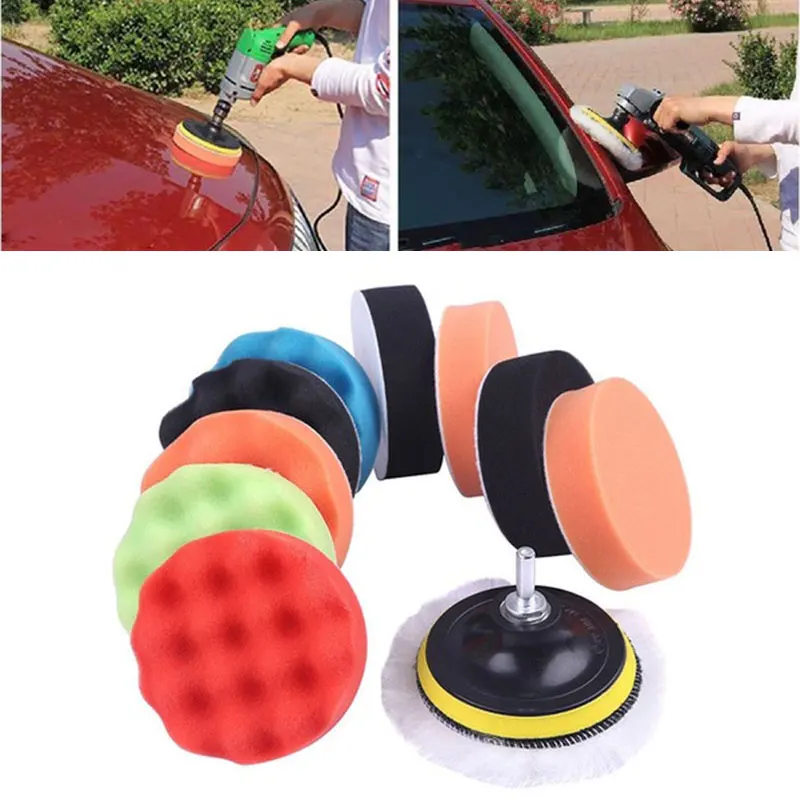 Vehemo 4inch Polishing Foam Car Buffing Sponge Waxing Set Pad Kit for Wheel Kit Buffing Sponge Portable Polisher Buffer Auto
Vehemo 4inch Polishing Foam Car Buffing Sponge Waxing Set Pad Kit for Wheel Kit Buffing Sponge Portable Polisher Buffer Auto