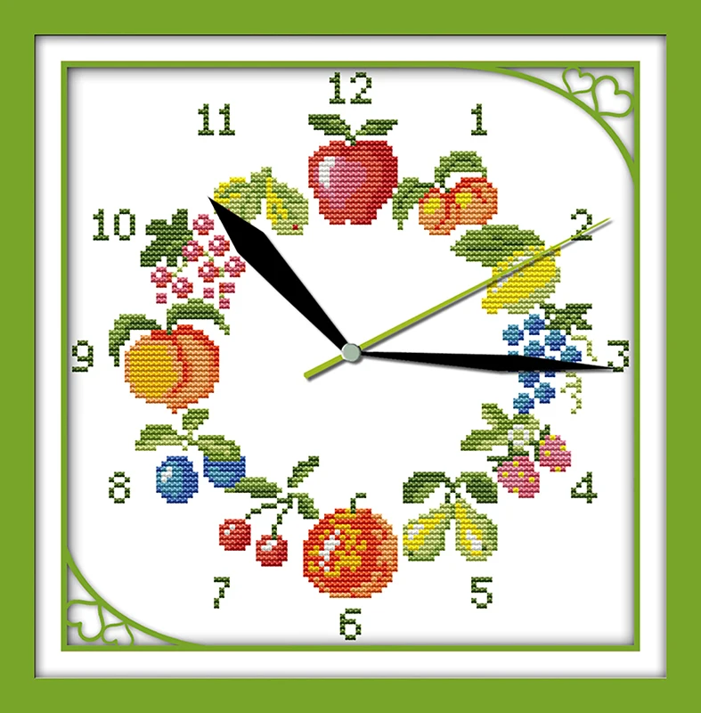 Twelve kind of fruit cross stitch kit 14ct 11ct count print canvas wall clock stitches embroidery DIY handmade needlework plus
Twelve kind of fruit cross stitch kit 14ct 11ct count print canvas wall clock stitches embroidery DIY handmade needlework plus