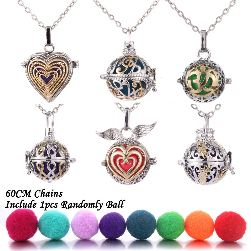Women Lockets Pendant Necklace Pregnancy Balls With Lava Stone Lockets Aromatherapy Essential Oil Diffuser Necklace Mexico Balls
Women Lockets Pendant Necklace Pregnancy Balls With Lava Stone Lockets Aromatherapy Essential Oil Diffuser Necklace Mexico Balls