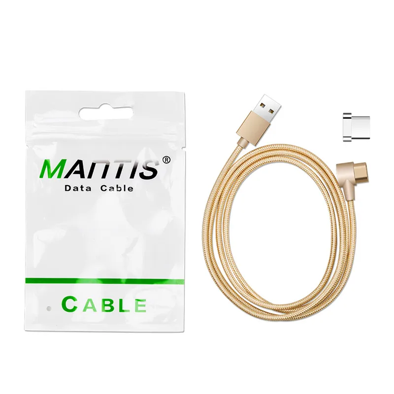 Магнитный кабель MANTIS type C USB 1 M L форма Быстрая зарядка type-C 90 градусов