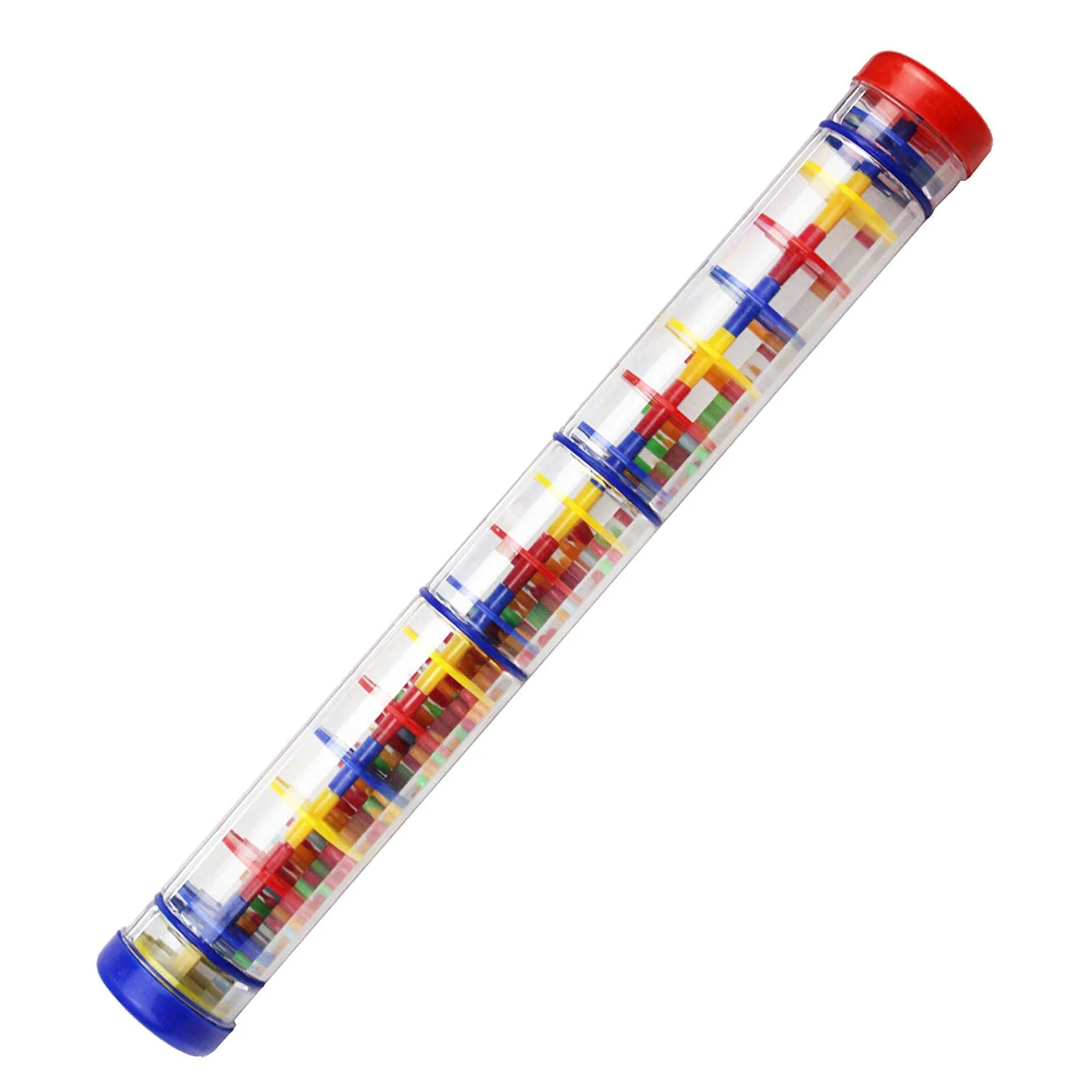 Large Rainstick Rattle Toy 15.75 inch - Long Color Noise Stick Rainbow grains inside
Large Rainstick Rattle Toy 15.75 inch - Long Color Noise Stick Rainbow grains inside