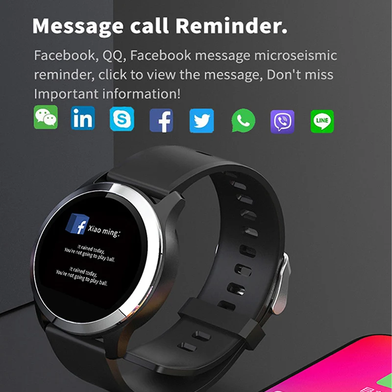 Blood Pressure Watch ECG PPG 2019 Smart Watch IP68 Sports wristwatch Heart Rate sleep tracker smartwatch 1.22 inch color screen
Blood Pressure Watch ECG PPG 2019 Smart Watch IP68 Sports wristwatch Heart Rate sleep tracker smartwatch 1.22 inch color screen