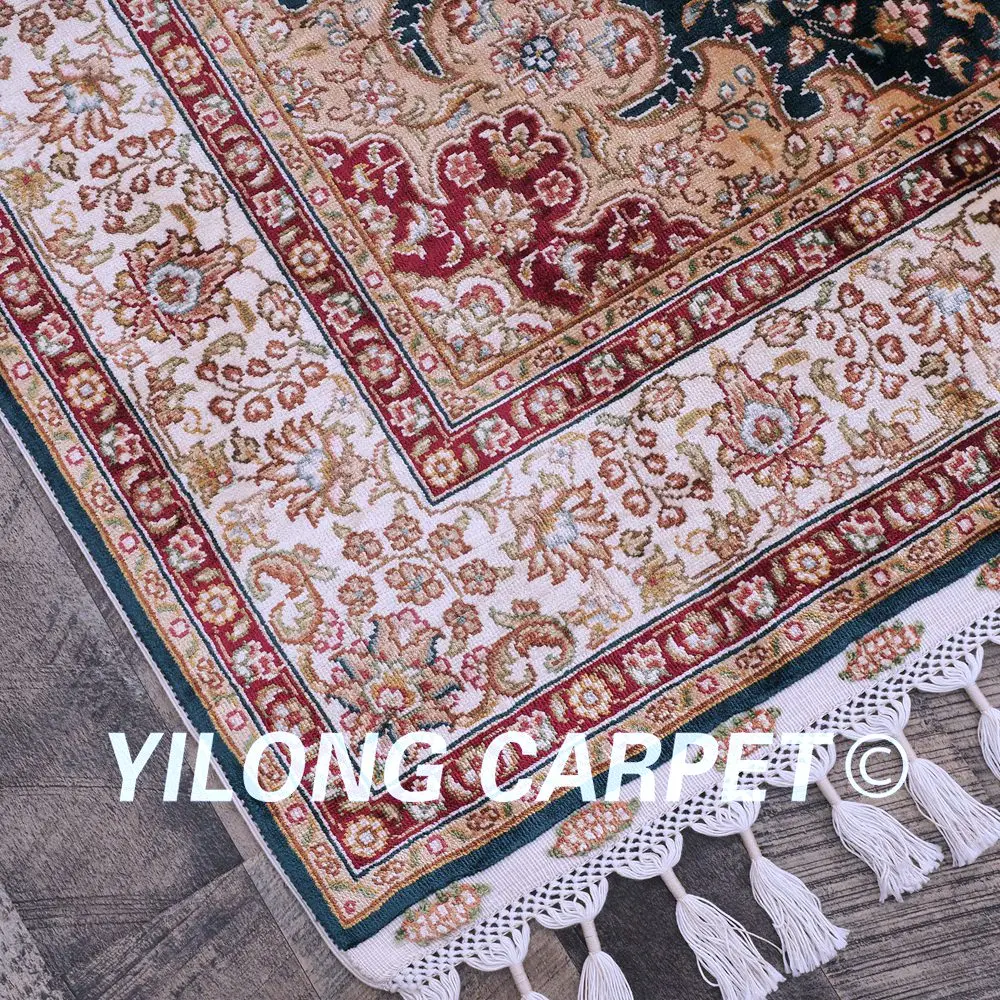 Yilong 3.5'x5.2' Blue Handmade Traditional Persian Rugs Silk Handknotted Living room Rug (CQG02A3.5x5.2)
Yilong 3.5'x5.2' Blue Handmade Traditional Persian Rugs Silk Handknotted Living room Rug (CQG02A3.5x5.2)