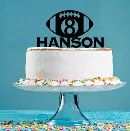 personalized Acrylic Football boy Birthday Cake Toppers baby shower Christening Baptism party decorations
personalized Acrylic Football boy Birthday Cake Toppers baby shower Christening Baptism party decorations