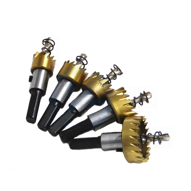 5pcs Tooth Cutter Drill Bit HSS Drill Bit Hole Saw Set for Wood Metal Stainless Steel Aluminum Laminates 16-30mm Hole
5pcs Tooth Cutter Drill Bit HSS Drill Bit Hole Saw Set for Wood Metal Stainless Steel Aluminum Laminates 16-30mm Hole