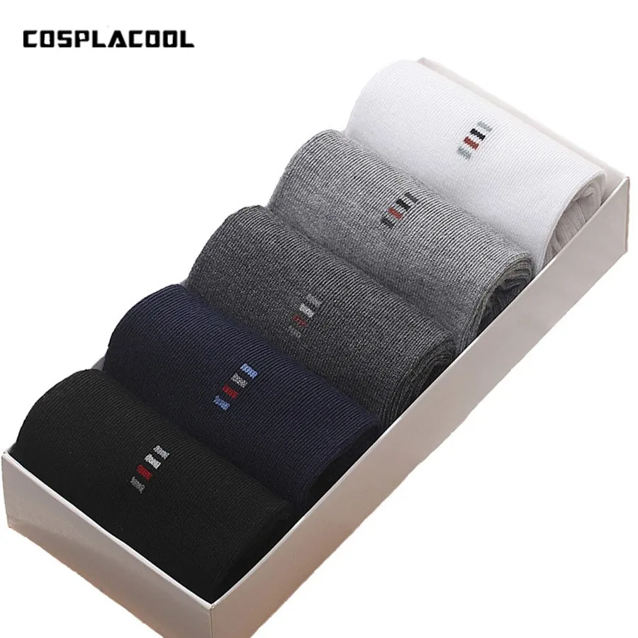 COSPLACOOL 5 pairs/lot High quality new business casual cotton men's socks breathable meias masculino No Gift Box
COSPLACOOL 5 pairs/lot High quality new business casual cotton men's socks breathable meias masculino No Gift Box