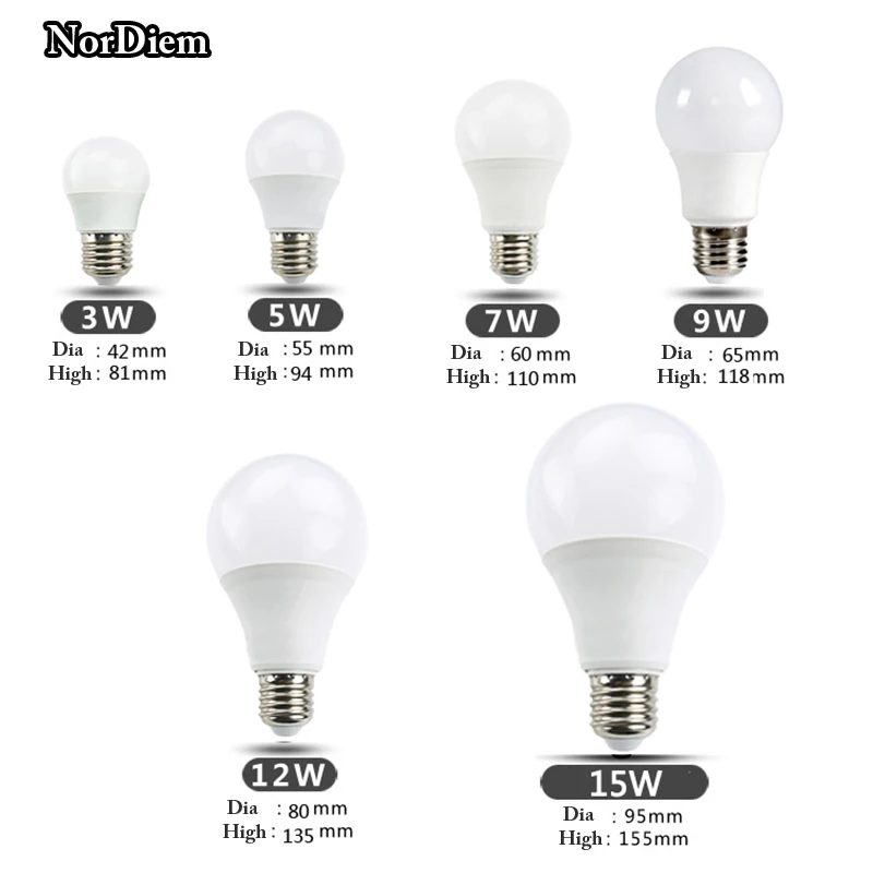 Dimmable LED Super bright Energy Led Light Bulb E14 E27 Screw Bulb 3/5/7/9/12/15W/18W/24W LED Energy-saving Lamps LED Bulb
Dimmable LED Super bright Energy Led Light Bulb E14 E27 Screw Bulb 3/5/7/9/12/15W/18W/24W LED Energy-saving Lamps LED Bulb