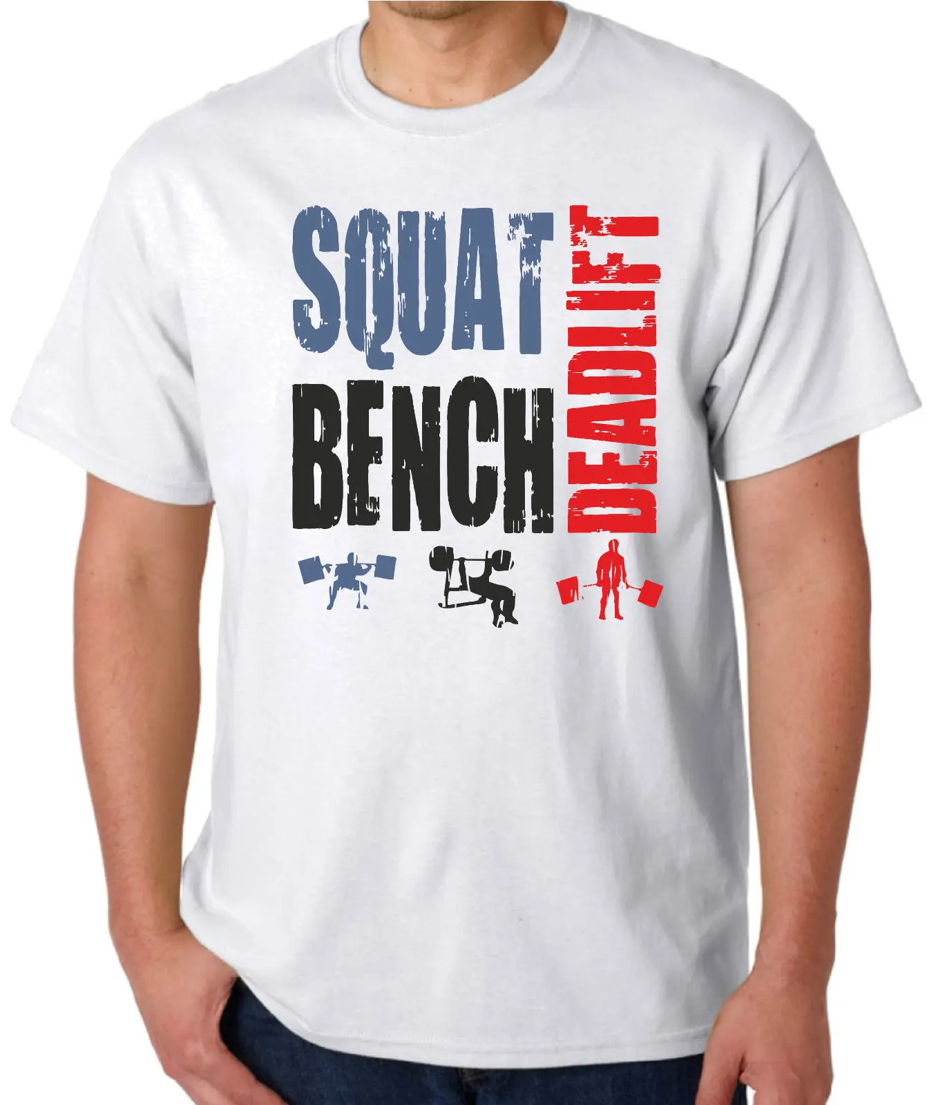 Newest Fashion Squat Bench Deadlift T Shirt Weightlifting Body Building Fitness Gymnast Tee100% Cotton Humor Tee Shirts
Newest Fashion Squat Bench Deadlift T Shirt Weightlifting Body Building Fitness Gymnast Tee100% Cotton Humor Tee Shirts