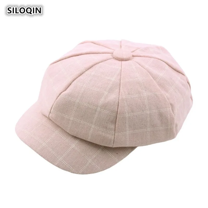 SILOQIN 2019 New Style England Vintage Plaid Newsboy Caps Unisex Elegant Trend Women's Cap Male Bone Brand Visor Hats For Men
SILOQIN 2019 New Style England Vintage Plaid Newsboy Caps Unisex Elegant Trend Women's Cap Male Bone Brand Visor Hats For Men
