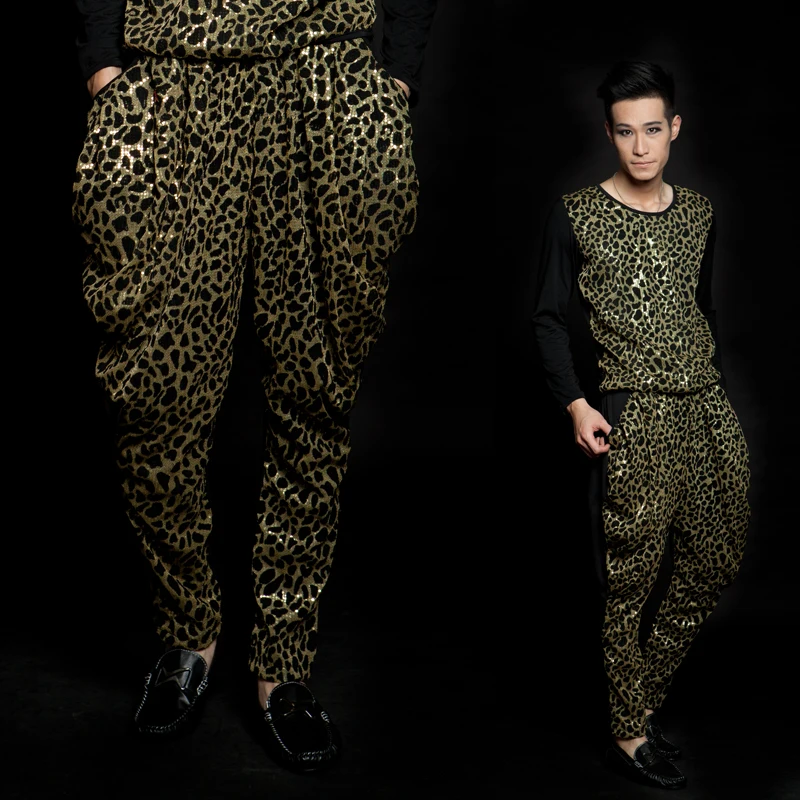 Original designer slim leopard print paillette set 1 trousers men hot pants costume 1 star clothing Customizable
Original designer slim leopard print paillette set 1 trousers men hot pants costume 1 star clothing Customizable