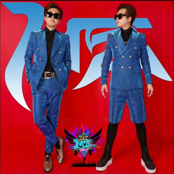 Hot men's sequin suit suit night guest stage dress jacket tide bar dj male singer performance clothing nightclub
Hot men's sequin suit suit night guest stage dress jacket tide bar dj male singer performance clothing nightclub